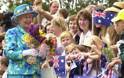 Queen Elizabeth ll in Australia March 2000