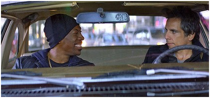 Eddie Murphy and Ben Stiller in <i>Tower Heist</i>.